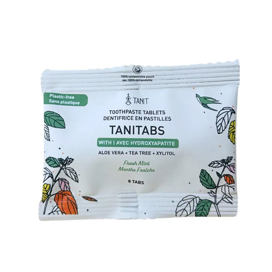 Tanitabs Samples – 8-Tab Refill Pouches (Toothpaste & Mouthwash)