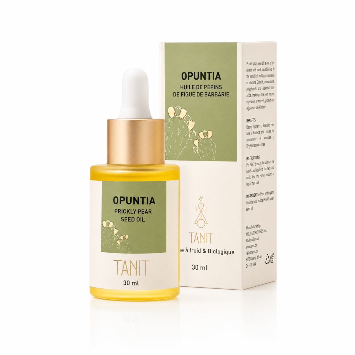 Prickly Pear Seed Oil – 100% Pure Organic Face Oil (15 mL & 30 mL)