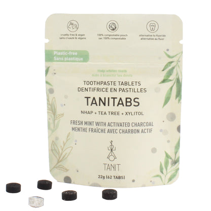 Tanitabs Eco-Refill Packs – Small (62 tabs) Compostable Pouch