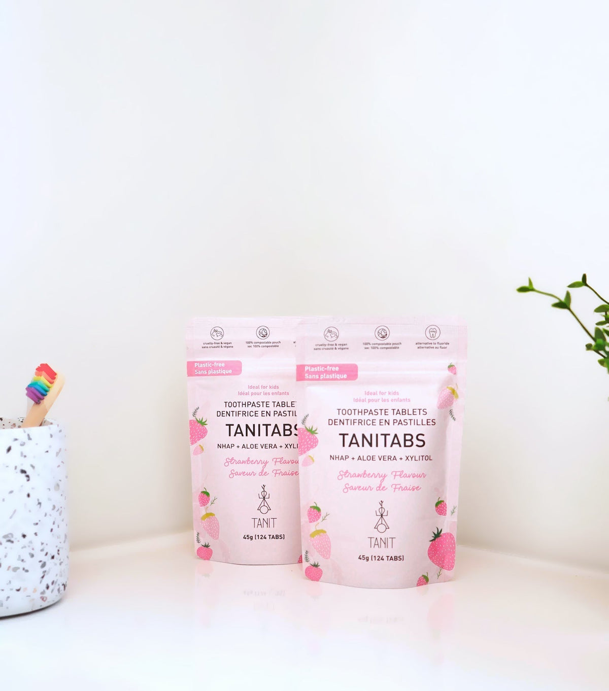 Tanitabs Eco-Refill Packs – Large (124 tabs) Compostable Pouch