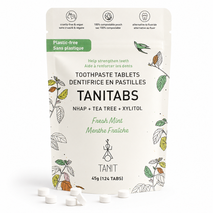 Tanitabs Eco-Refill Packs – Large (124 tabs) Compostable Pouch