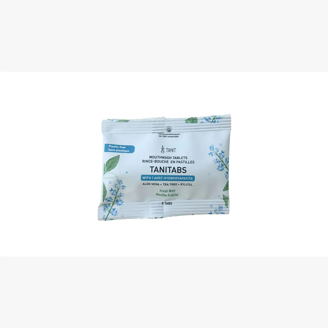 Tanitabs Samples – 8-Tab Refill Pouches (Toothpaste & Mouthwash)