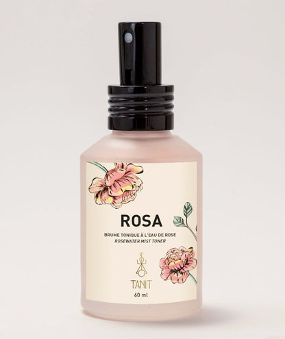 Rose Water Mist – Hydrating Facial Spray (ROSA, 60 mL)