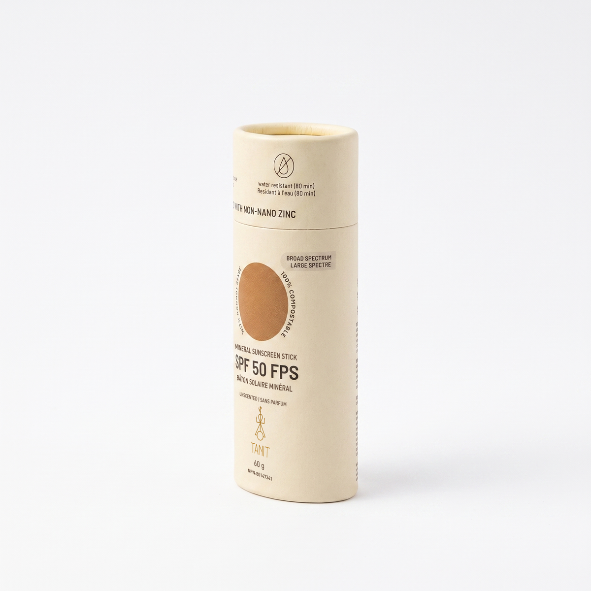 Bâton Solaire Minéral TANIT – Visage & Corps FPS 50